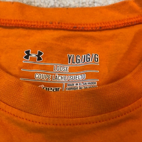 Under Armour heat gear t shirt youth large loose - Picture 3 of 3